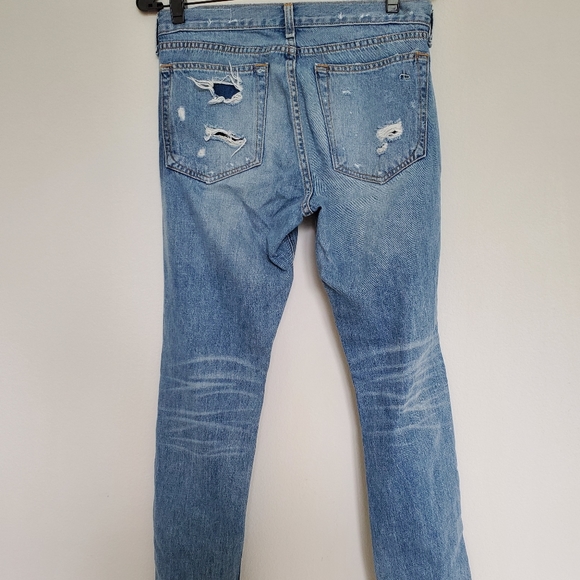 πSOLD Rag & Bone Distressed Boyfriend Jeans in 26 - Picture 10 of 14